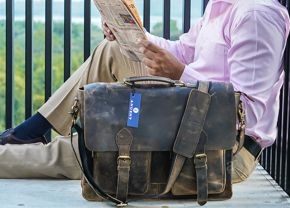 leather laptop bags