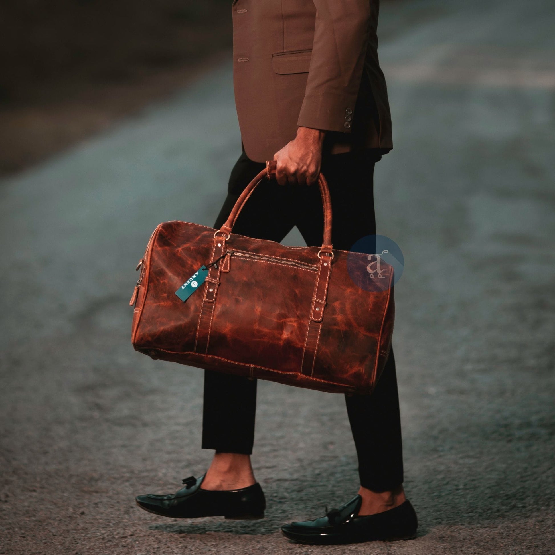 Men Carrying The Overnighter with Top Handles