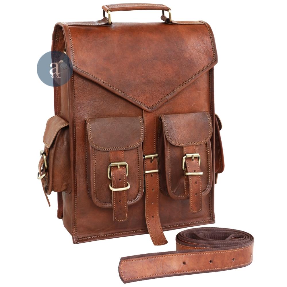 Leather-Backpack-For-Laptop- Leather-Backpack-For-Laptop-