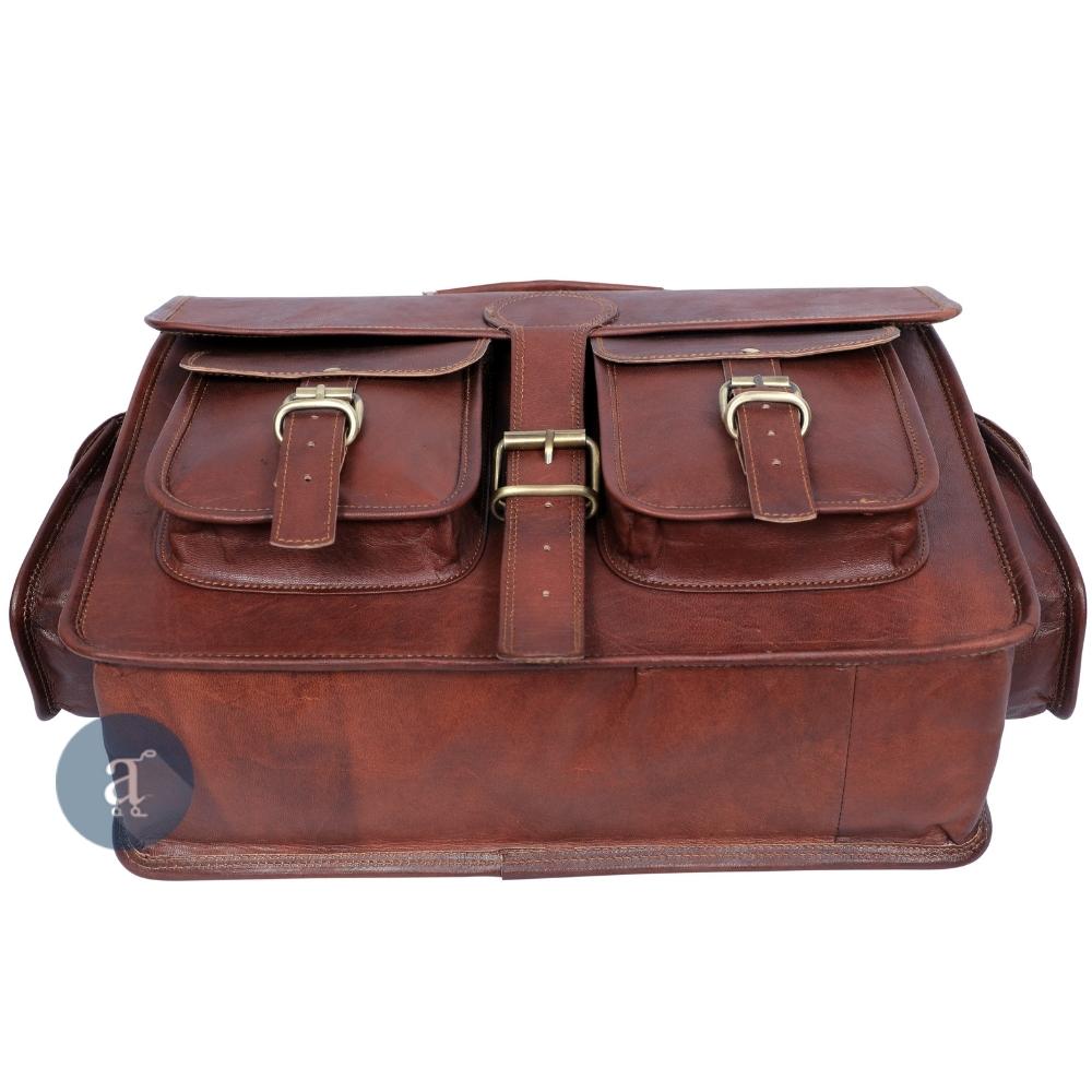 High Quality Men's Business Handbags Retro Password Lock Briefcase