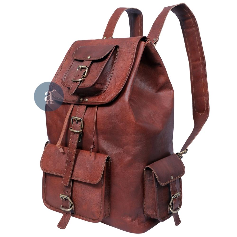 annmuu leather backpack Travel Rucksack Backpack, 16 Inches