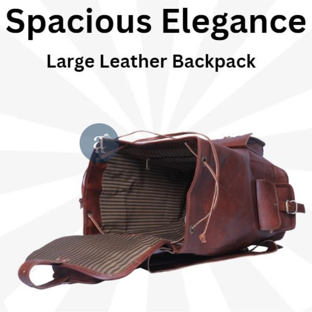 annmuu leather backpack Travel Rucksack Backpack, 16 Inches