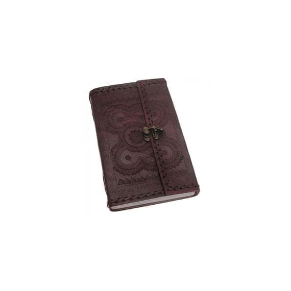 Handmade Brown Leather Antique Journal With Traditional Design
