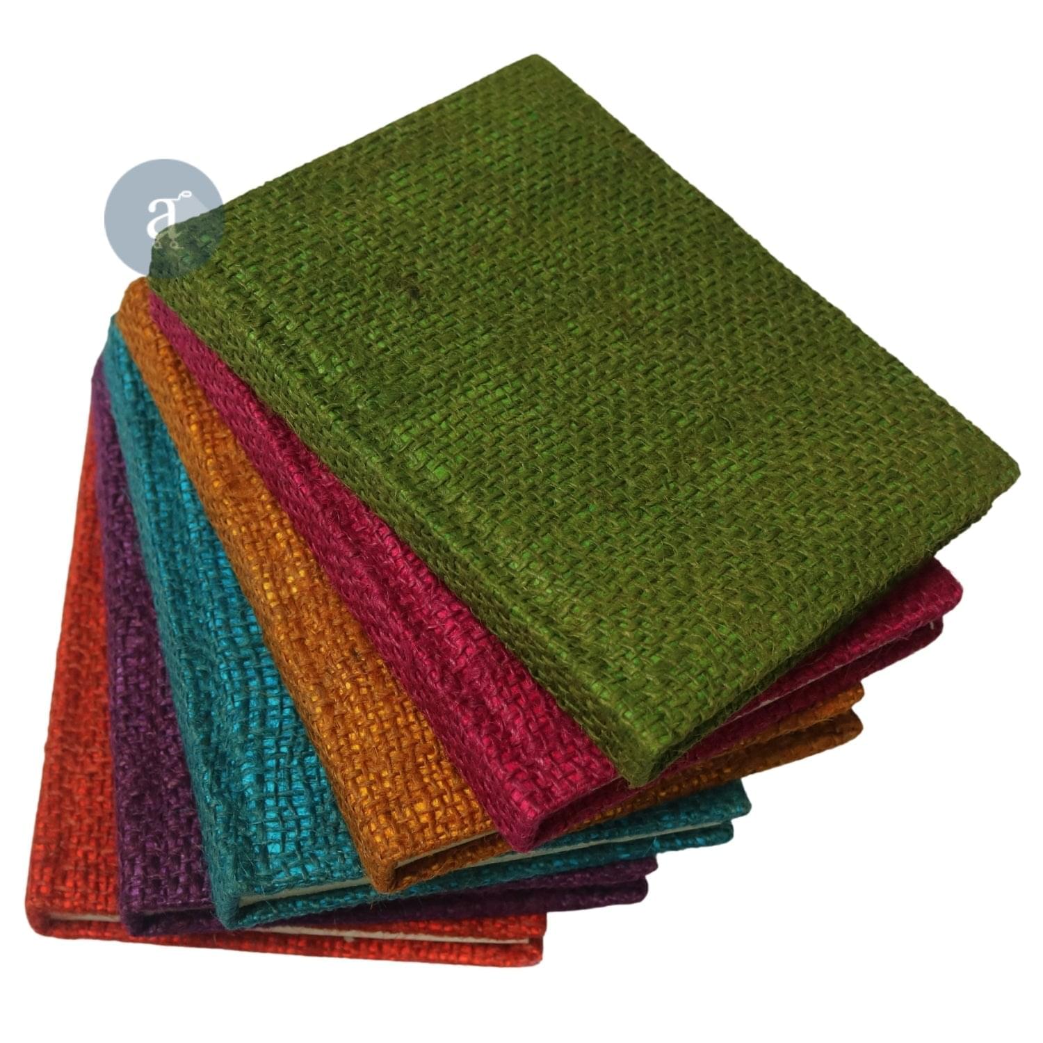 Jute Handmade Personal Organizer for Office and Personal Use ( set of 6 )