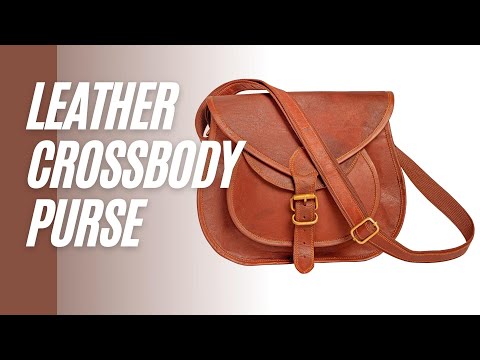 Real Leather Crossbody Purses for Women, Handmade Crossbody Bags for Women,  Adjustable Strap, Triple Zip Premium Material