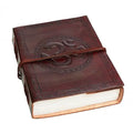 Brown Leather Journal with Om Embossed