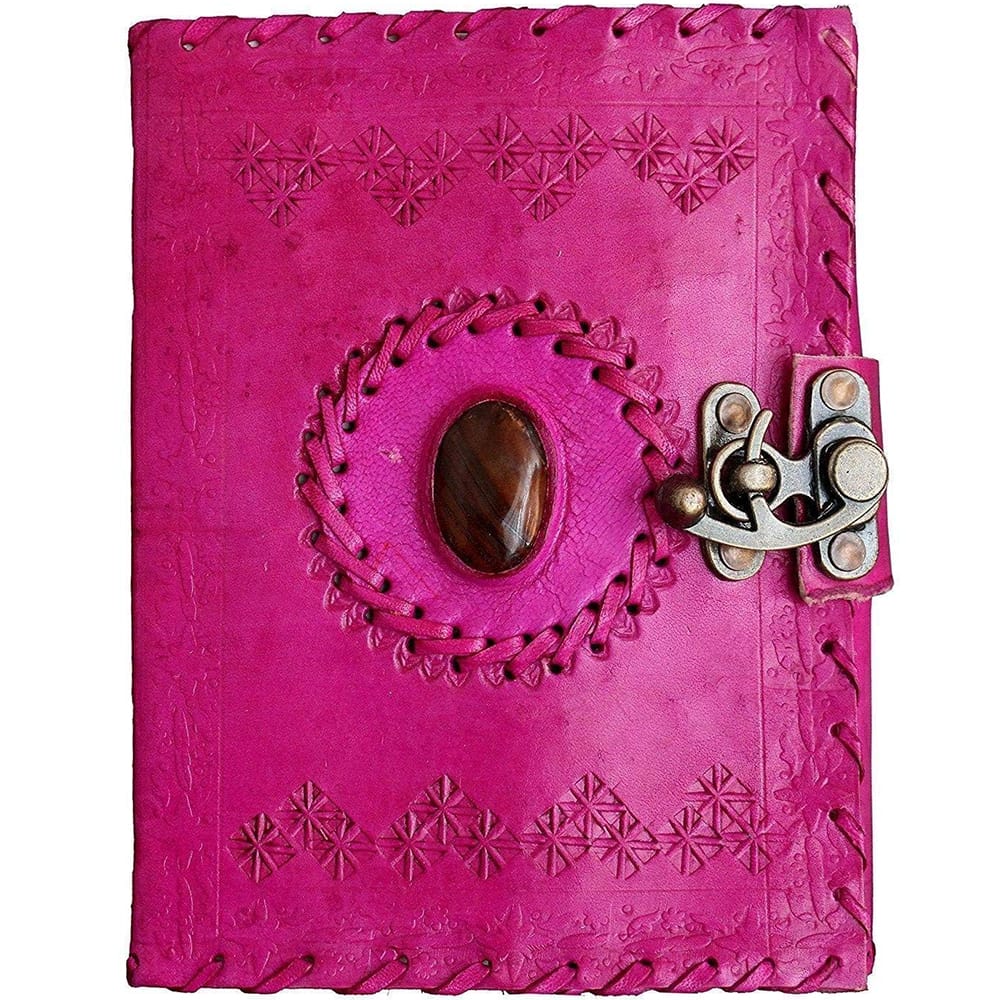 Pink Leather Journal