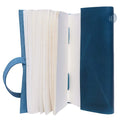 Blue Color Soft Leather Journal Inner Pages