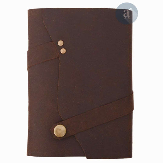 Leather Bound Writing Journal Front View