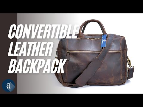Men's briefcase backpack discount convertible